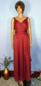 Vintage ‘70s/’80s Ursula of Switzerland Greek Goddess Occasion Gown, Modern 7/8 - Picture 1 of 9