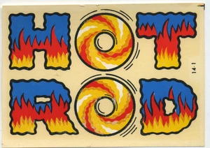 Vintage Impko Wasser Aufkleber Neuheit Hot Rod Drag Race Motorrad Custom Fink - Bild 1 von 1