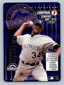 2001 MLB Showdown 1st Edition #140 Pedro Astacio Colorado Rockies - Picture 1 of 2