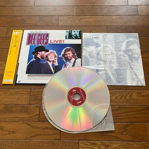Bee Gees Greatest Hits Live World Tour 1989 Japanese NTSC LD Laserdisc w/ Obi - Imagen 1 de 3