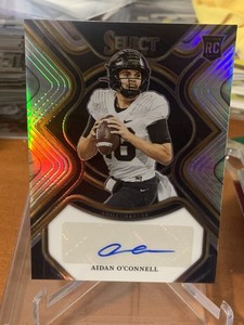 2023 Panini Select Draft Picks Football Aidan O'Connell Auto Silver Raiders Mint