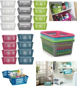 Plastic Pack Of 10 Handy Baskets School Office Kitchen Pharmacy Storage Basket - Picture 1 of 2