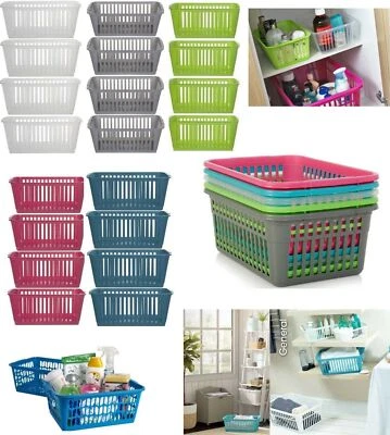 Plastic Pack Of 10 Handy Baskets School Office Kitchen Pharmacy Storage Basket - Image 1 of 2