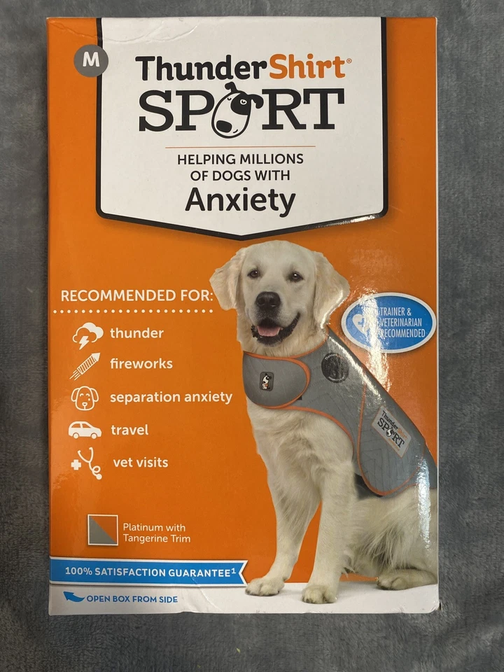 ThunderShirt HGL-T01 Anxiety Coat for Dog - M Grey - Image 1 of 4