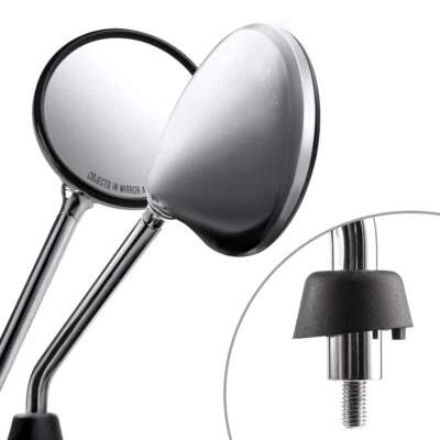 -Repuesto OE Espejo Convexo Acero x PAR (L+R) se adapta a Vespa LX 125/150 Foto 1 de 4