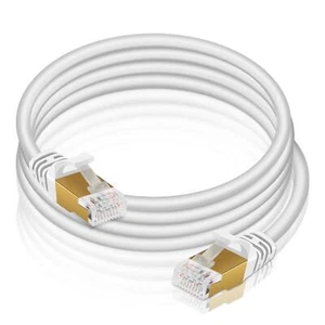50m CAT 7 Netzwerkkabel Patchkabel Rundkabel RJ45 PC LAN Kabel Ethernet Rund - Bild 1 von 7