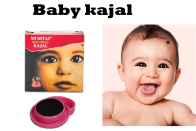 Pure Natural Ayurvedic kajal with Pure Herbs Specially for Babies Eyes Black 2gm - Image 1 of 3