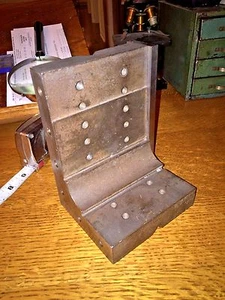 EDM GEWINDE GESCHLIFFEN PRÄZISION WINKEL EISEN BEFESTIGUNG 4 X 3 X 4 ZOLL MASCHINIST WERKZEUG - Bild 1 von 5