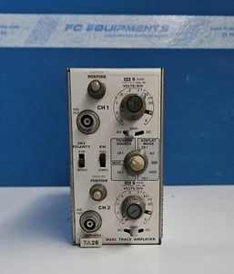 Tektronix 7A26 Dual Trace Amplifier Module 200MHz - Imagen 1 de 1