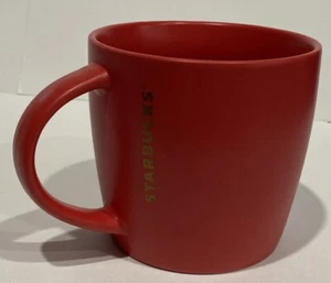 Starbucks 2017 Red Ceramic Mug Tasse mit Henkel 14 fl oz Gold Schriftzug - Bild 1 von 7
