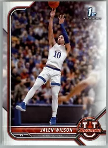 JALEN WILSON 2021-22 Bowman University #3 - Picture 1 of 2