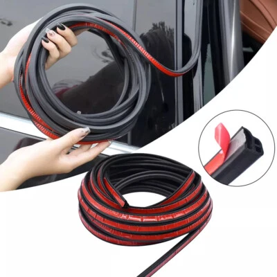 Tira de sellado de goma para puerta de auto de 32,8 pies para moldura de borde de tira de clima para Chevy Foto 1 de 4