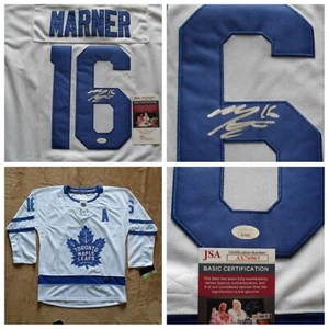Camiseta deportiva firmada autografiada por Mitch Marner Toronto Maple Leafs - Certificado de autenticidad por la JSA - Imagen 1 de 5