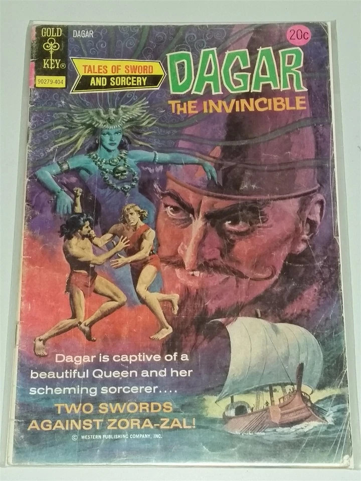 DAGAR THE INVINCIBLE #7 VG- (3.5) GOLD KEY COMICS APRIL 1974 * Foto 1 de 1