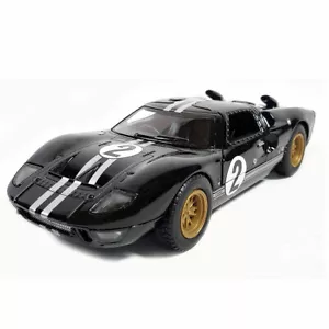 Kinsmart 5" fundido a presión: Ford GT40 MKII 1966 #2 edición Heritage (negro) escala 1/32 - Imagen 1 de 8
