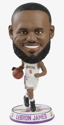LeBron James Los Angeles Lakers Variant Bighead Bobblehead #’d to 72 - Imagem 1 de 4