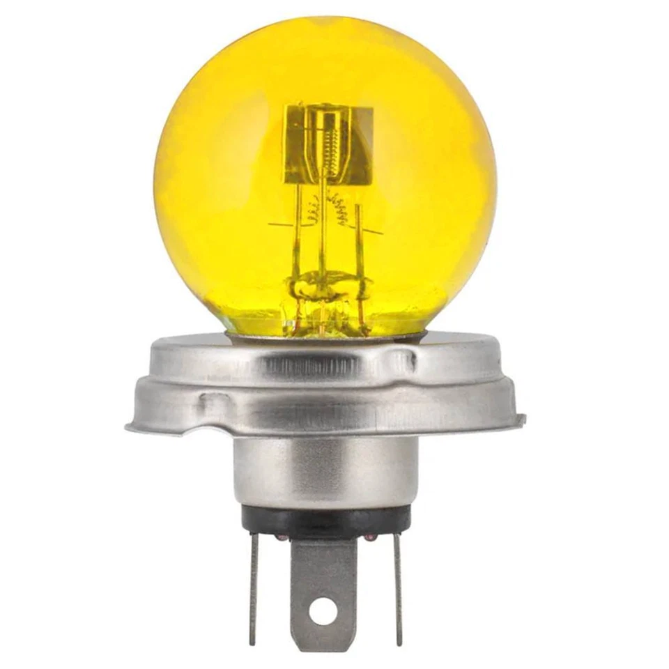 12V 45/40W P45T R2 BULB YELLOW RETRO CAR CITROEN 2 CV PORSCHE TALBOT MOTORCYCLE Foto 1 de 1