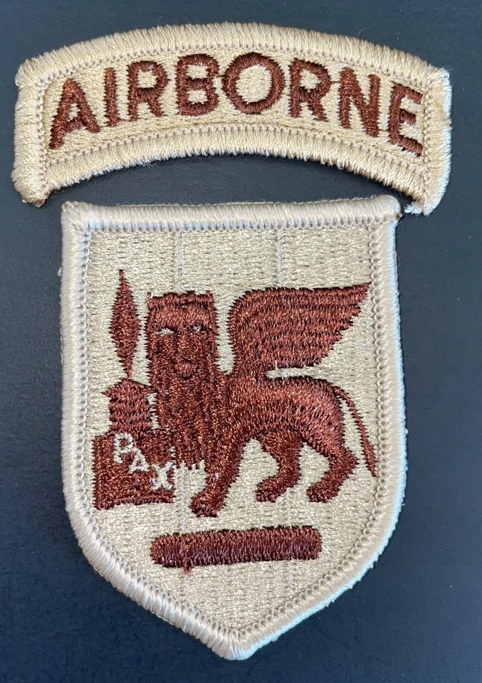 US Army DCU Southern European Task Force SETAF A/B Patch Hook & Iron-On A112 - Image 1 of 1