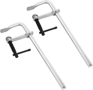 2PCS F Clamps 12 Inches F Clamps for Welding Clamps Heavy Duty Steel Welding Bar - Picture 1 of 12
