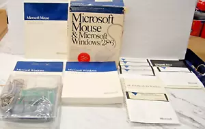 Mysz Microsoft z Windows 286 + pędzel do malowania - Zdjęcie 1 z 4
