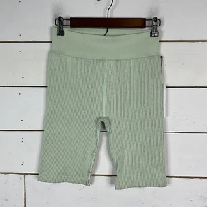 New Calvin Klein Activewear Bike Shorts High Waist Refresh Green Women's Medium - Bild 1 von 8
