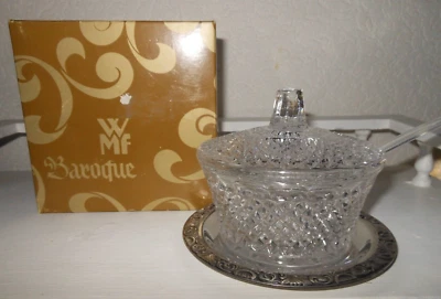 WMF Zuckertopf Marmeladentopf Butterdose Glas Neuw. - Bild 1 von 2