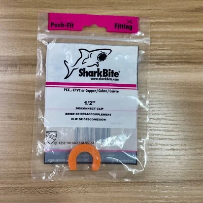 Sharkbite U710A, 1/2" Disconnect Clip, Sharkbite Push Fit Fittings - Sealed - Image 1 of 4