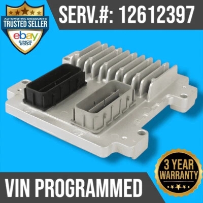 Chevy Impala 2010 furgoneta motor computadora ECU ECM PCM 12612397 PLUG & GO Foto 1 de 4