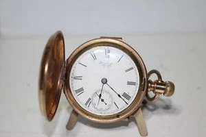 Antique 14K Gold American Waltham W. Co. Full Hunter Pocket Watch ~ 4751600 - Picture 1 of 14