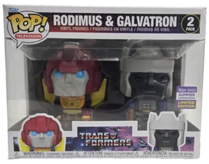 Funko Pop! Vinilo: Transformers - Rodimus & Galvatron - Pack de 2 (SDCC) - GameStop - Imagen 1 de 6