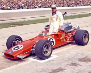 1969 Indy Racecar Driver AJ FOYT Glossy 8x10 Photo Print Formula One Poster - Picture 1 of 1