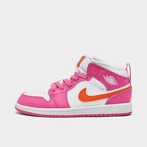 New Nike Air Jordan 1 Mid PS Pinksicle Orange Size 3Y DX3238-681 Ready To Ship