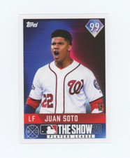 2020 MLB Topps On Demand LIMITED Juan Soto The Show Washington Nationals /824 