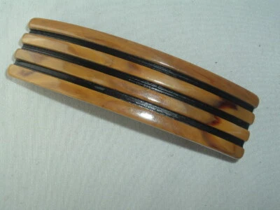 CORREA DE PELO PLÁSTICO MARRÓN NEGRO VINTAGE Foto 1 de 2