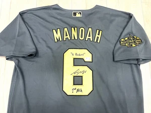 ALEK MANOAH HAND SIGNED TORONTO BLUEJAYS 2022 ALL STAR JERSEY BAS BECKETT CERT 1 - Picture 1 of 5