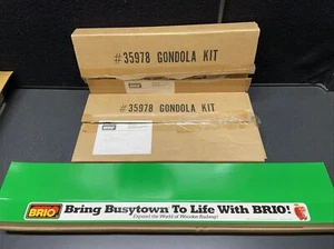 KIT GONDOLA ESPOSIZIONE VENDITA AL DETTAGLIO STRISCIA SCAFFALE FERROVIARIO NOS BRIO ORIGINALE - Foto 1 di 16