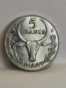 5 FRANCS MADAGASKAR 1982 ARIARY MALAGASY - Bild 1 von 2