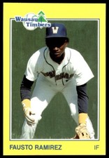1988 Grand Slam Wausau Timbers Fausto Ramirez Wausau Timbers #3