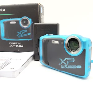 Fujifilm FinePix XP140 16,4MP wasserdichte Kamera blau mit Box [N neuwertig] ... - Bild 1 von 20