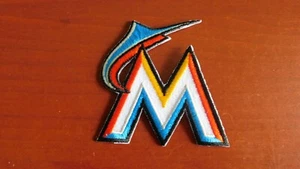 Florida Marlins 3”X2” Iron On Embroidered Patch FREE Shipping!! - Picture 1 of 1