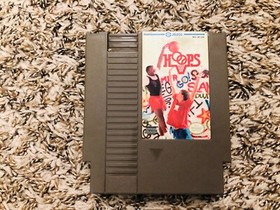Hoops NES Game 1989 complete Jaleco Game Cartridge Only Tested