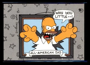 WHY YOU LITTLE Homer Simpson 1990 Topps The Simpsons Sticker #9 C1 - Imagen 1 de 2