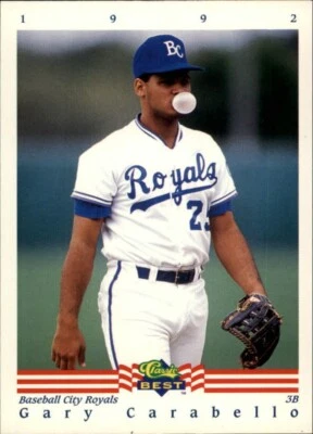 1992 Classic/Best Card # 176 Gary Carballo Baseball City Royals MINT - Image 1 of 2