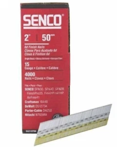 Senco DA21EPBN Finish Nagel, 2" L, 15-Ga, Stahl, Bright Basic, 4000 Stück - Bild 1 von 2