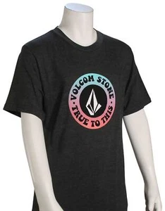Volcom Boy's Coaster Guardian T-Shirt - Dark Black Heather - New - Picture 1 of 1