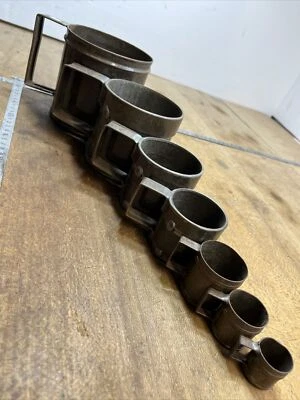 Ustensiles Série 7 anciennes MESURES EN Fer Blanc N. 3 - Photo 1/4