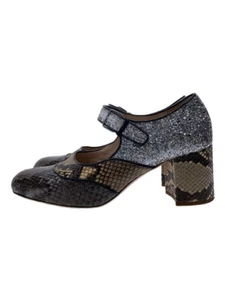 MIU MIU Size 39 Women's Leather Pumps in Silver - Picture 1 of 5