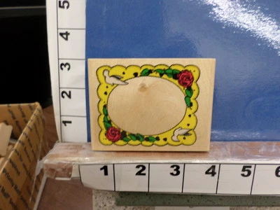 marco boda rosa amor paloma sello goma 3x Foto 1 de 2