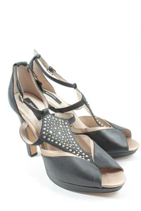 BRONX Sandalias de tacón con barra en T Mujeres Sandalias de tacón Talla EU 40 - Imagen 1 de 5