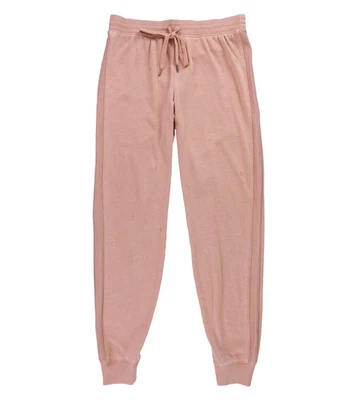 P.J. Salvage Womens Emboridered Hearts Pajama Jogger Pants, dustyrose, S - Image 1 of 3